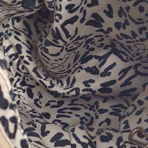 Jessica Simpson Light Blush Large Handbag Hobo Purse with Gold Studs and Strap - Picture 15 of 16